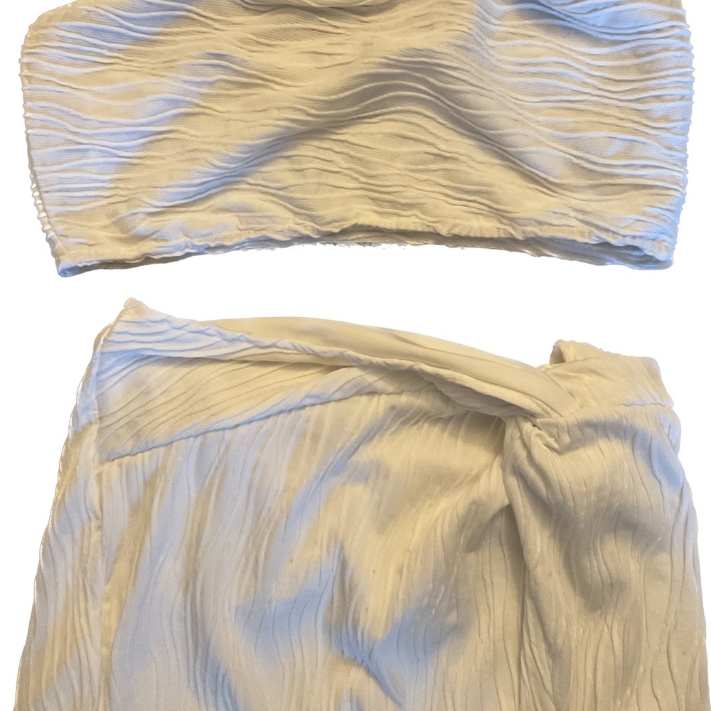SHEIN Cream Skirt Set
